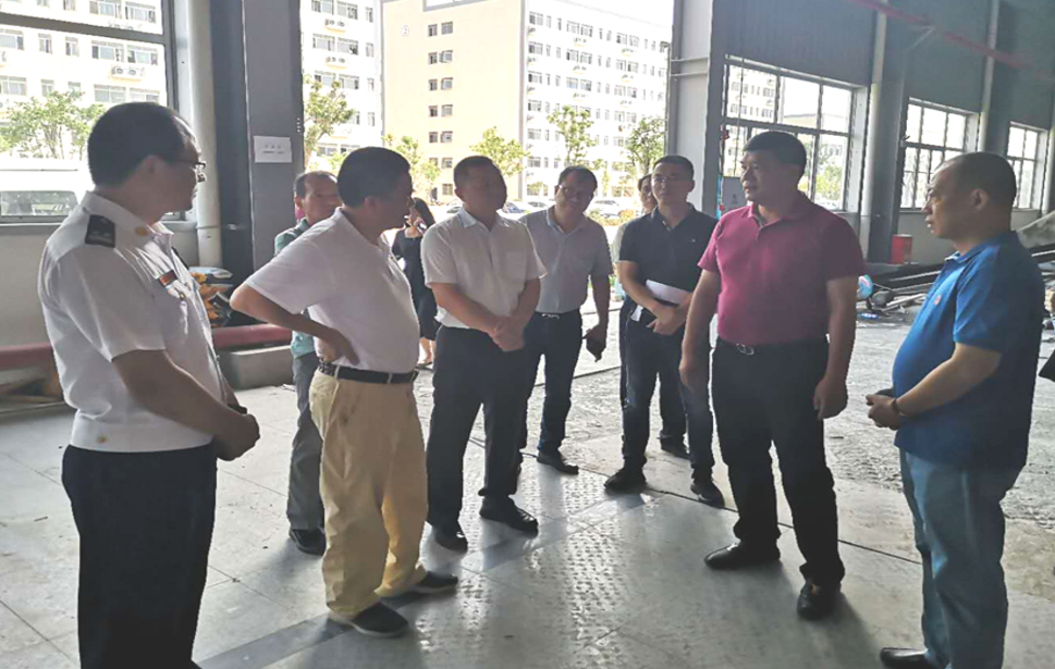 福清市常务副市长一行领导 莅临南宫ng28相信品牌力量新材料科技工业园调研指导
